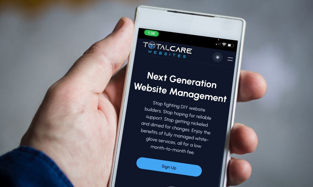 Get a Mobile-Optimized Website with Total Care Websites